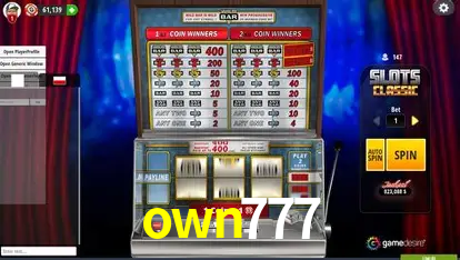 Descubra o Mundo do Cassino Online com own777